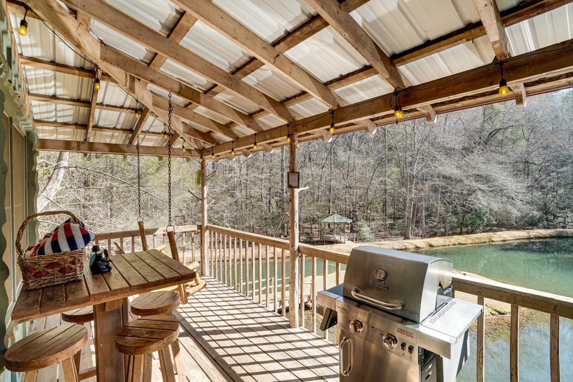 Secluded Family Retreat In Dahlonega With Hot Tub! Villa Buitenkant foto