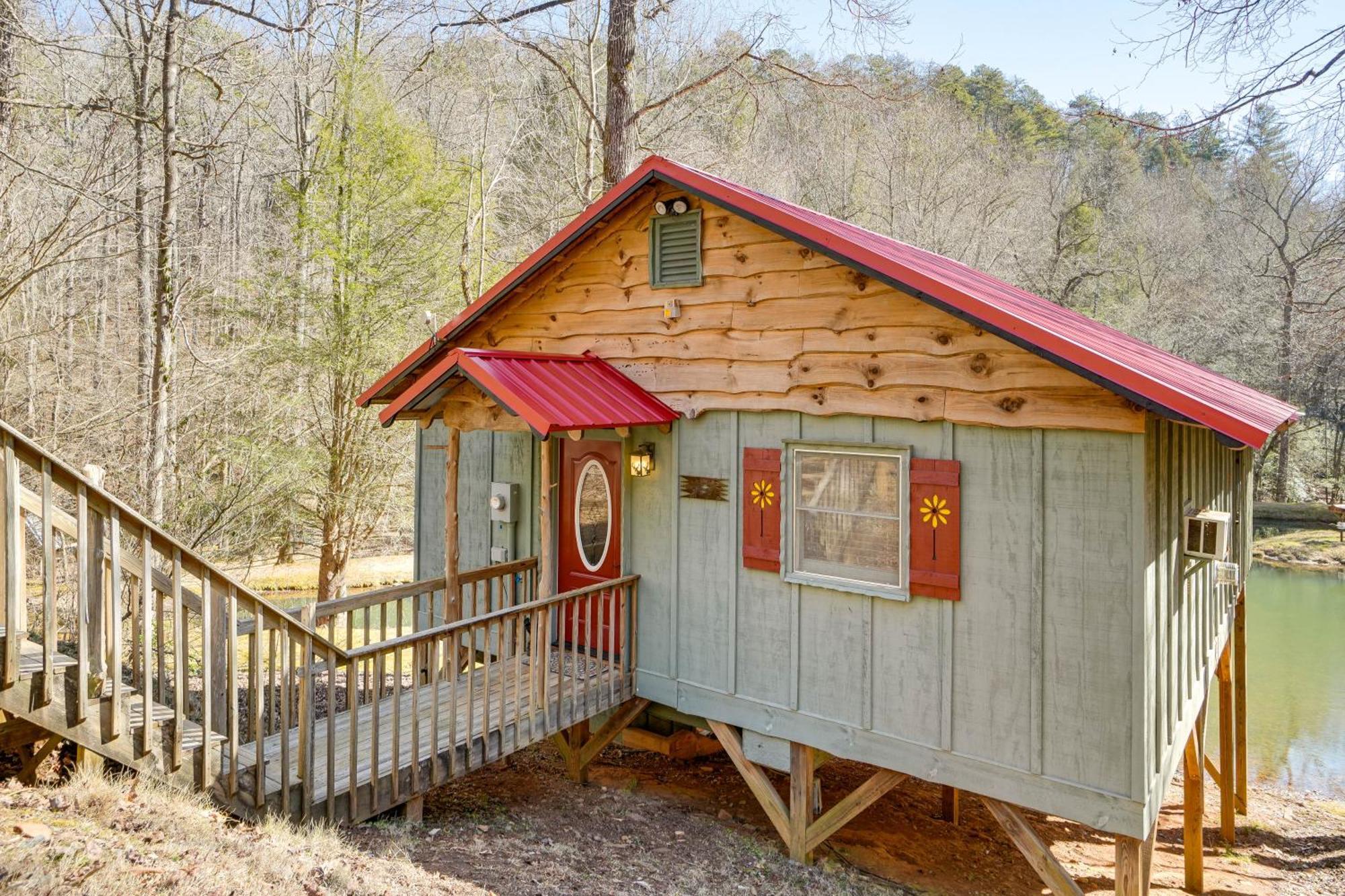 Secluded Family Retreat In Dahlonega With Hot Tub! Villa Buitenkant foto