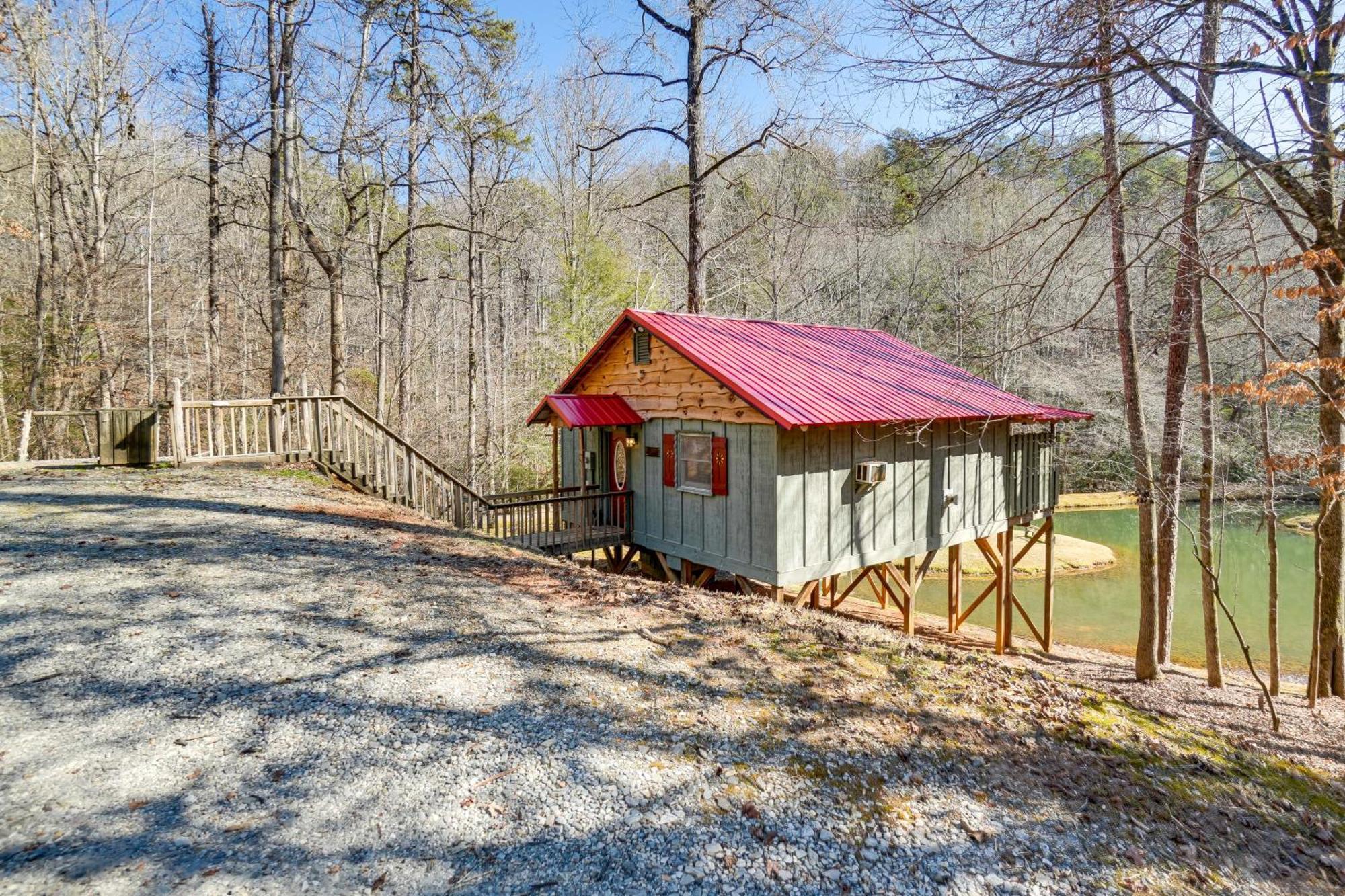 Secluded Family Retreat In Dahlonega With Hot Tub! Villa Buitenkant foto