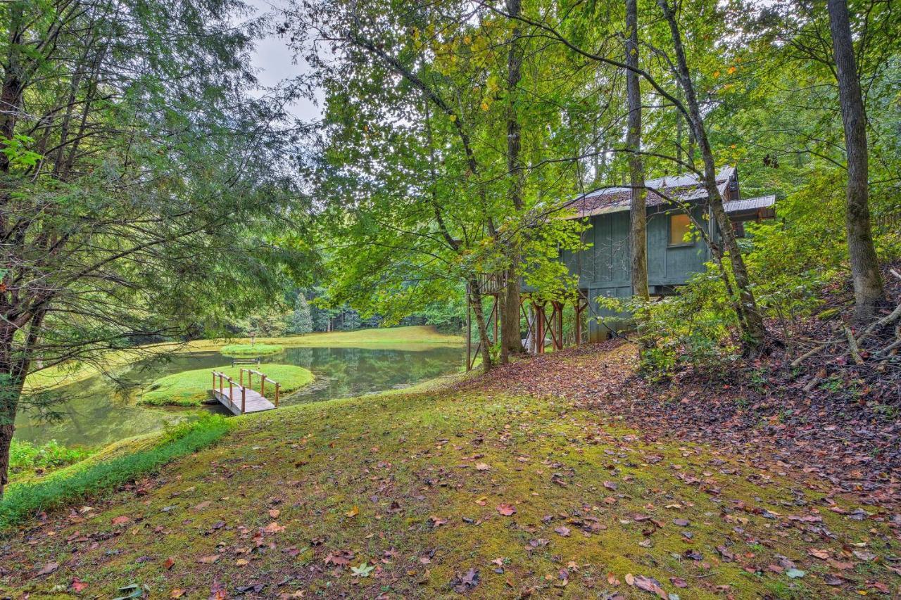 Secluded Family Retreat In Dahlonega With Hot Tub! Villa Buitenkant foto