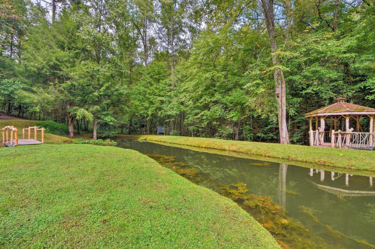 Secluded Family Retreat In Dahlonega With Hot Tub! Villa Buitenkant foto