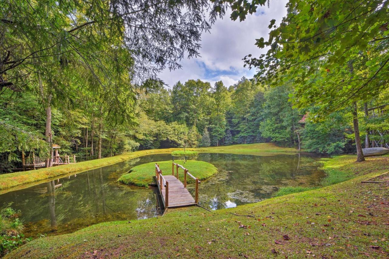 Secluded Family Retreat In Dahlonega With Hot Tub! Villa Buitenkant foto